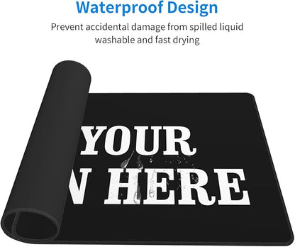 OHORTEB Custom Mouse Pad with Photo, Personalized Image Text Laptop Desk Mat - Image 3