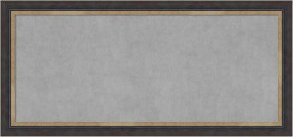Amanti Art Black Framed Magnetic Board 25x53 Oversize Vision Board by AmantiArt