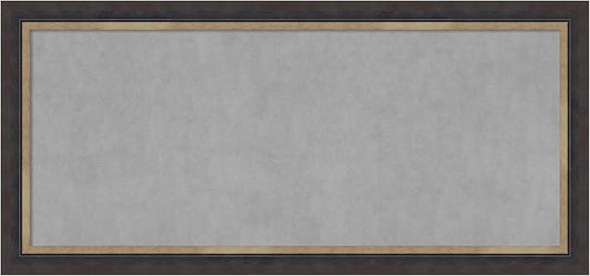 Amanti Art Black Framed Magnetic Board 25x53 Oversize Vision Board by AmantiArt