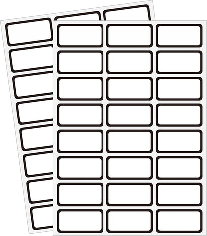STARLIBOO Removable Labels, Blank Freezer Labels by STARLIBOO