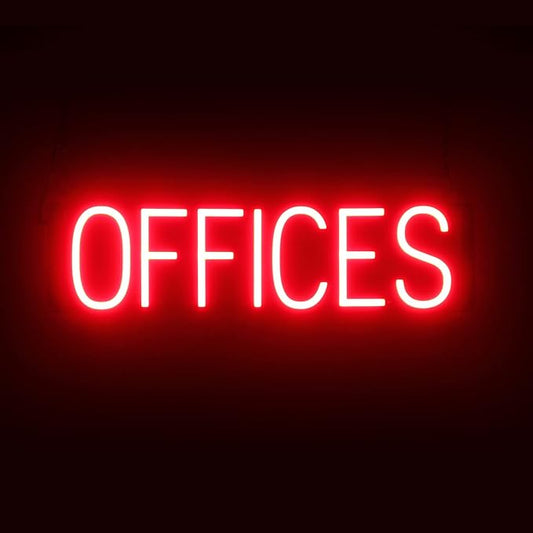 SpellBrite OFFICES Sign | Directional Sign by SpellBrite