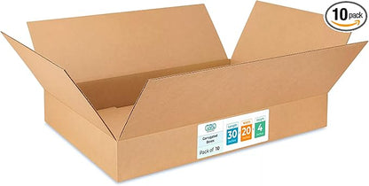 Large Shipping & Moving Boxes 30x20x4 inches by IDLPackaging