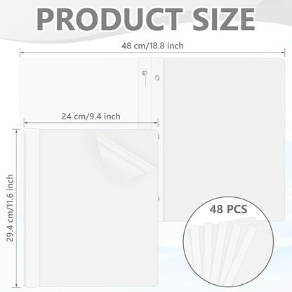 Feifeiya 48 Pack Plastic Report Covers - Image 2