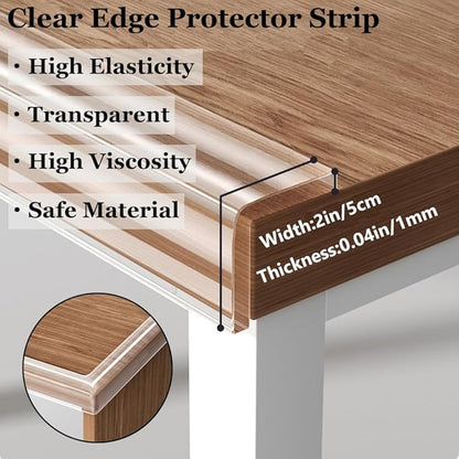 Baby Proofing Edge Protector for Baby 32.8ft Clear Edge Protector Strip Safety - Image 2