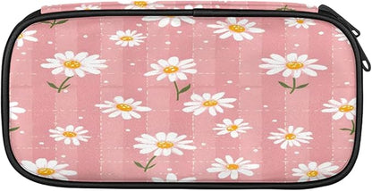 Pardick Flower Daisy Pencil Case，Big Capacity Pencil Pouch Coin Pouch - Image 2