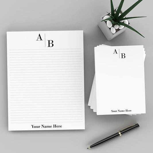 PrintPPS Personalized Monogram Notepads by PrintPPS