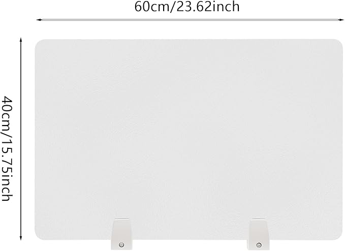 4PCS Desk Dividers Office Partitions, Privacy Desk Panel Protective, Acrylic - Image 4