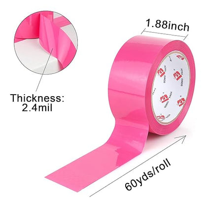 BOMEI PACK Heavy Duty 6 Rolls Colored Moving Tape - Image 2