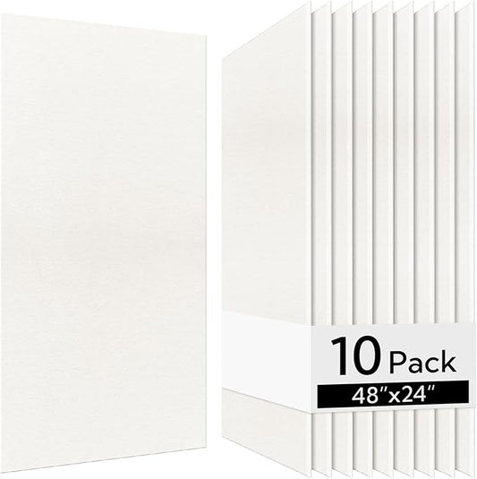 Olanglab Acoustic Wall Panels 10 Pack, 48 x 24 per Acoustic Panels Sound by Olanglab