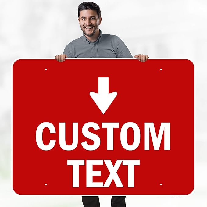 Custom Arrow, Custom Directional Sign, Down Arrow, 36x48 Inches, Rust Free - Image 2