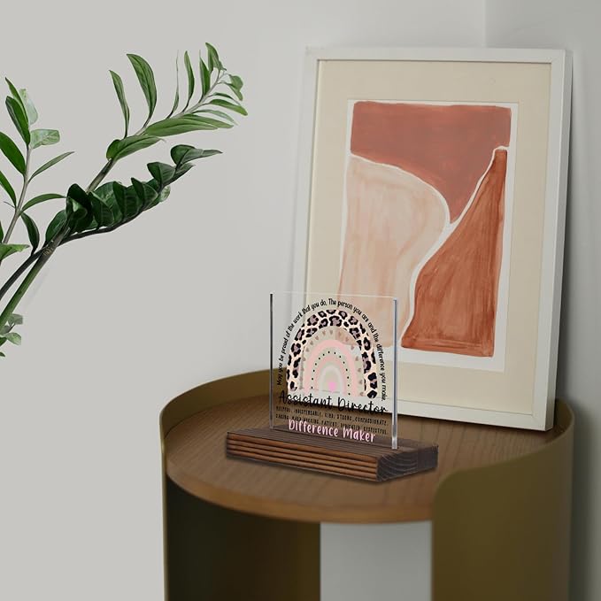Assistant Director Appreciation Desk Sign Gift, Office Thank You Decorative - Image 5
