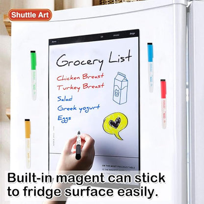 Shuttle Art Dry Erase Markers, 15 Colors Magnetic Whiteboard Markers - Image 7