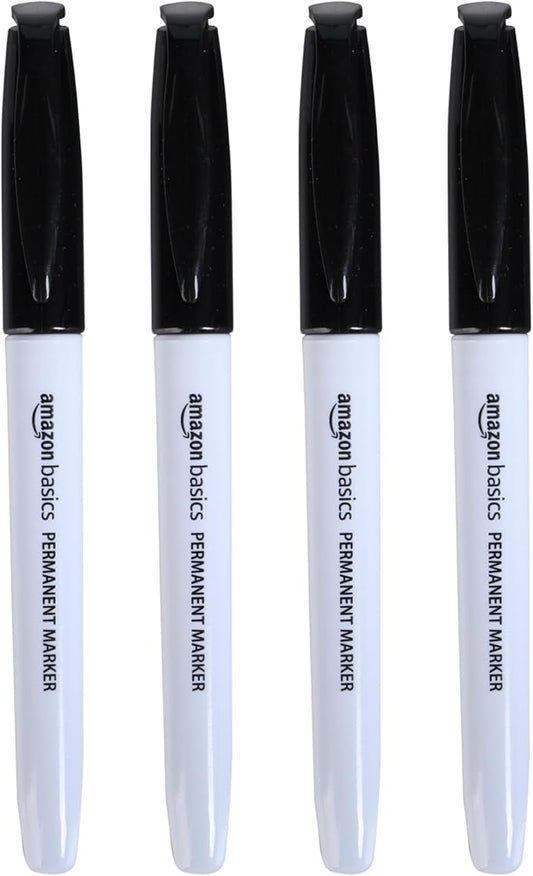 Amazon Basics Fine Tip Point Permanent Markers by AmazonBasics