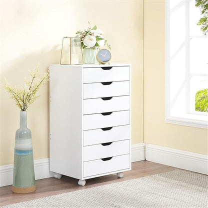 Naomi Home Debbie 7-Drawer Craft & Office Storage Cabinet, Chic Design by NaomiHome
