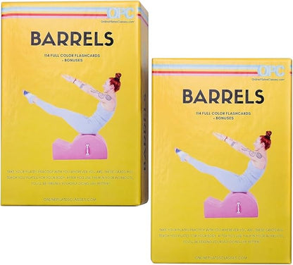 OnlinePilatesClasses Pilates Barrels Flashcards, Deck Cards Set - Image 3