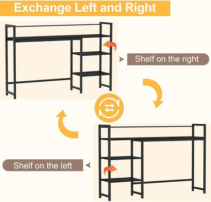 Snughome Desk Shelf, 44.9" Large Desktop Organizer Shelf, Desk Hutch - Image 8