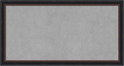 Amanti Art Black Framed Magnetic Board 14x26 Small Vision Board by AmantiArt