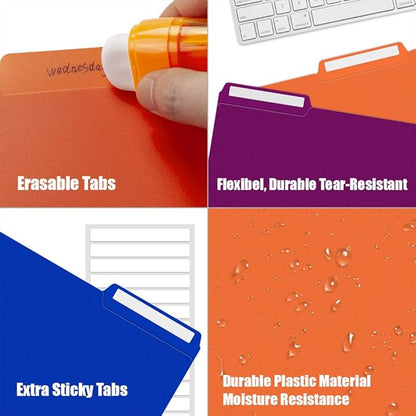 36 Pack Plastic File Folders Colored - Image 4
