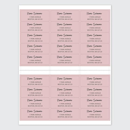 Dotty about Paper Personalized Blush Pink Colorblock - Image 3