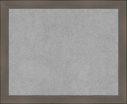 Amanti Art Grey Framed Magnetic Board 18x22 Small Vision Board by AmantiArt