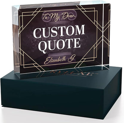 Custom Acrylic Sign Personalized, Custom Desk Name Plate, 18 Styles, - Image 3