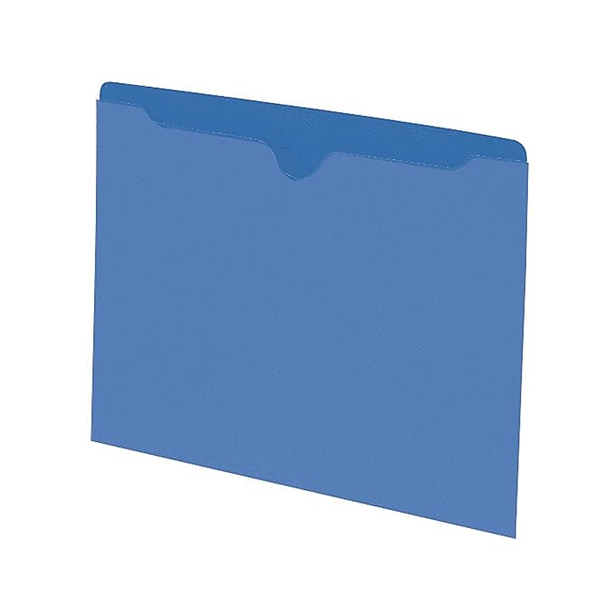 Smead File Jacket, Reinforced Straight-Cut Tab, Flat-No Expansion, Letter Size by SMEAD