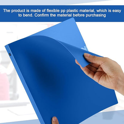 Henoyso 48 Pcs 3 Ring Binder 0.5 Inch Round Fits Letter Size 8.5'' x 11'' Paper - Image 4