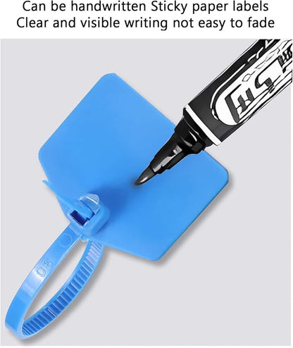 6 in Cable Tags Zip Tie Labels, Nylon Cable Ties - Image 5