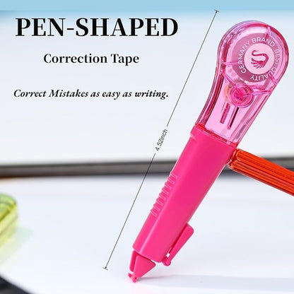 WISOPTUS Correction Tape Pen, 10-Count Pack, 19.69ft Each, Dry Instantly - Image 6