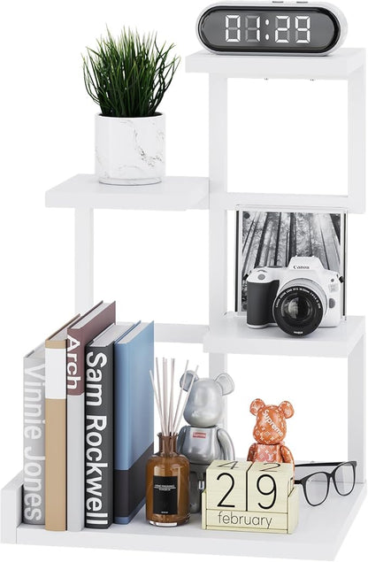YMYNY Desktop Shelf Organizer, 4 Tier Storage Display Rack, Desk Shelf by High-qualityhomefurnishing