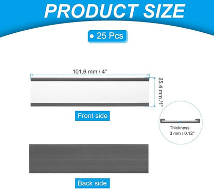 PATIKIL Magnetic Label Holder 4" x 1" - Image 2