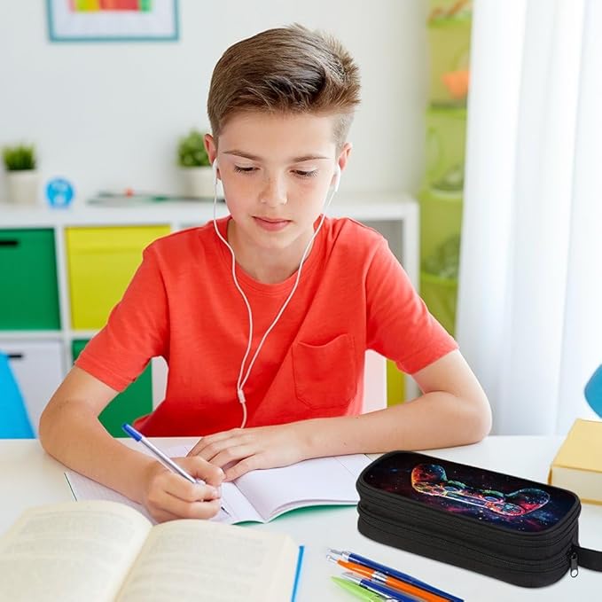 HiGaits Pencil Case for Boys, Durable Pen Box Game Controller - Image 4