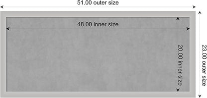 Amanti Art Silver Framed Magnetic Board 23x51 Oversize Vision Board - Image 4