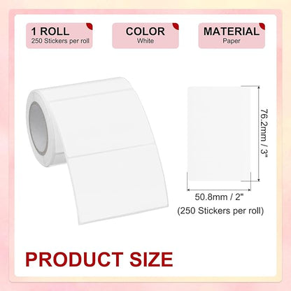 PATIKIL 2 x 3 Inch Rectangle Inventory Color Coding Labels 1 Roll, Square - Image 2