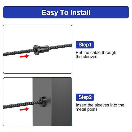 BLIKA Upgraded 100 Pack Stainless Steel Black Protector Sleeves - Image 3