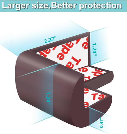 12 Pack Soft Corner Protector Baby Proofing Edge and Corner Guards, Table - Image 3