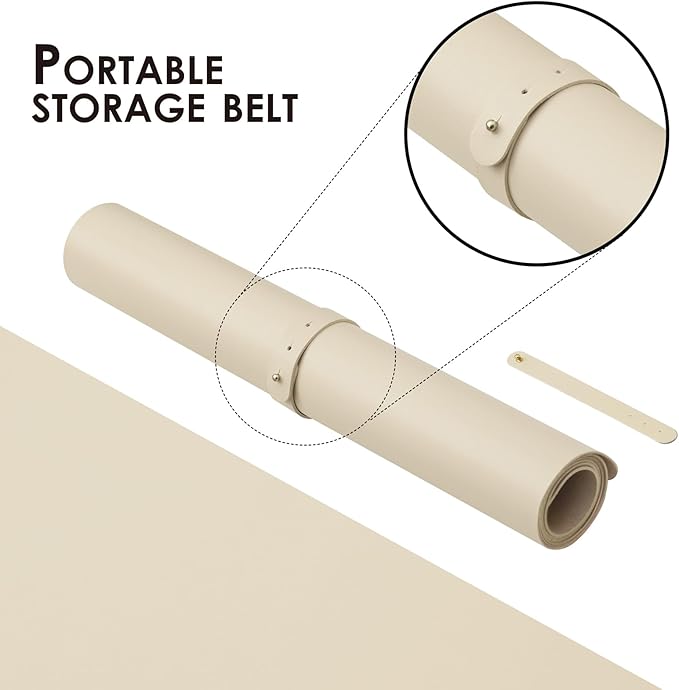Large Desk Mat - 47.2"x 17" Non-Slip PU Desk Pad - Image 4