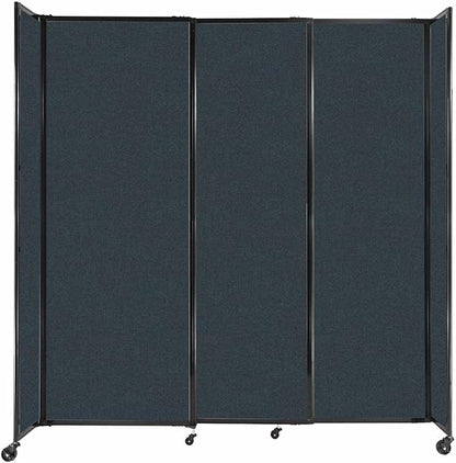 Versare Straightwall Sliding Portable Wall Partition | Freestanding Office by VERSARE