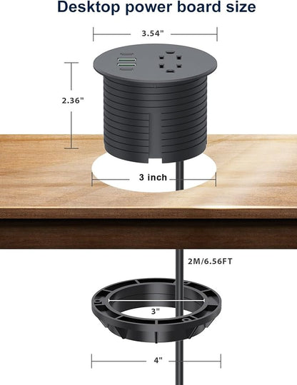 Recessed Power Grommet 3 inch - Image 5