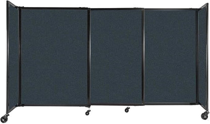 Versare Straightwall Sliding Portable Wall Partition | Freestanding Office by VERSARE