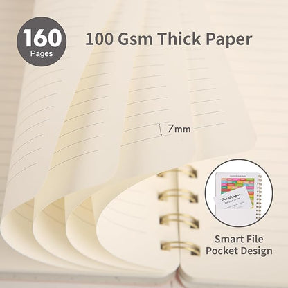 Spiral Notebook-5.75" x 8.125" College Ruled Journal - Image 3