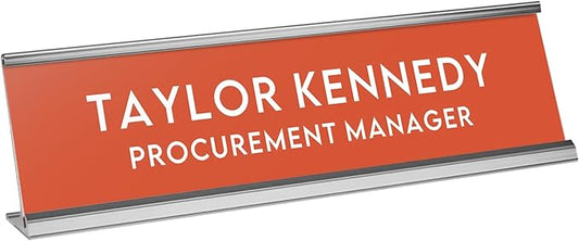 Custom Engraved Desk Plate | Personalized by 904Custom