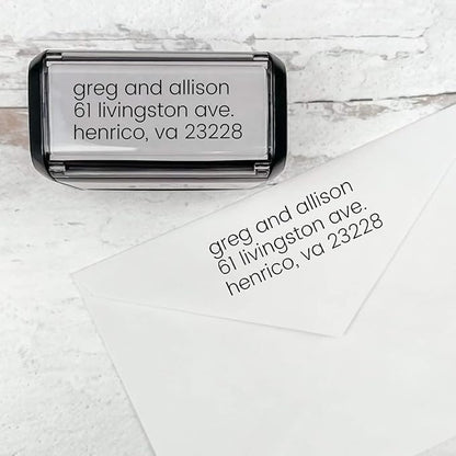 Self Inking Modern Address Stamps | Custom Return Address Stamper by 904Custom