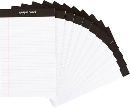 Amazon Basics Narrow Ruled Lined Writing Note Pad, 5 inch x 8 inch by AmazonBasics