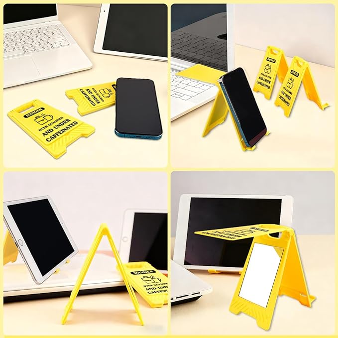 Funny Office Desk Accessories, Office Cubicle Decor, Caution Desk Decor - Image 5