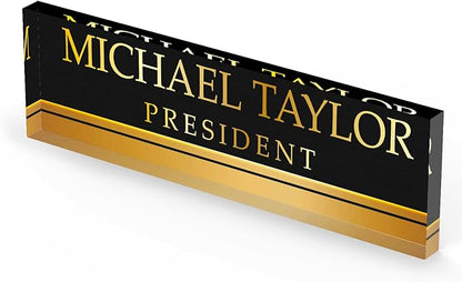 Artblox Personalized Office Desk Name Plate - Image 4