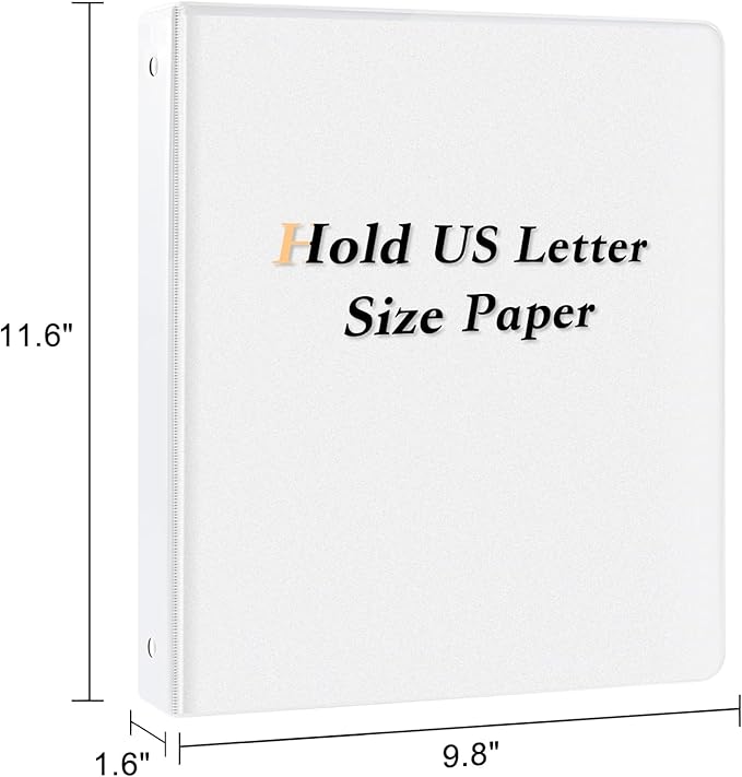 CIXILDTS 1-inch Round Ring Binder - Image 2