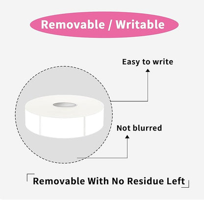 1000 Blank Removable Labels, Blank Removable Freezer Labels Water Oil Resistant - Image 2