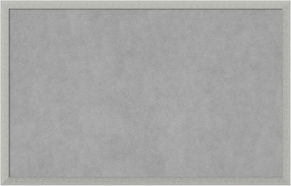 Amanti Art Silver Framed Magnetic Board 22x34 Large Vision Board by AmantiArt