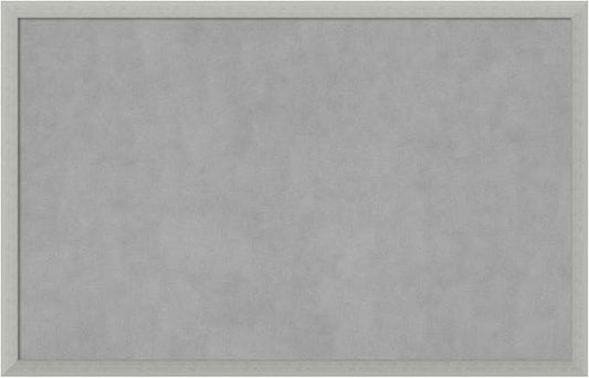 Amanti Art Silver Framed Magnetic Board 22x34 Large Vision Board by AmantiArt
